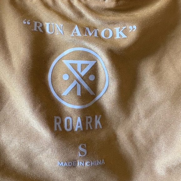 Roark Athletic Shorts in Green with Yellow Details - Picture 5 of 5